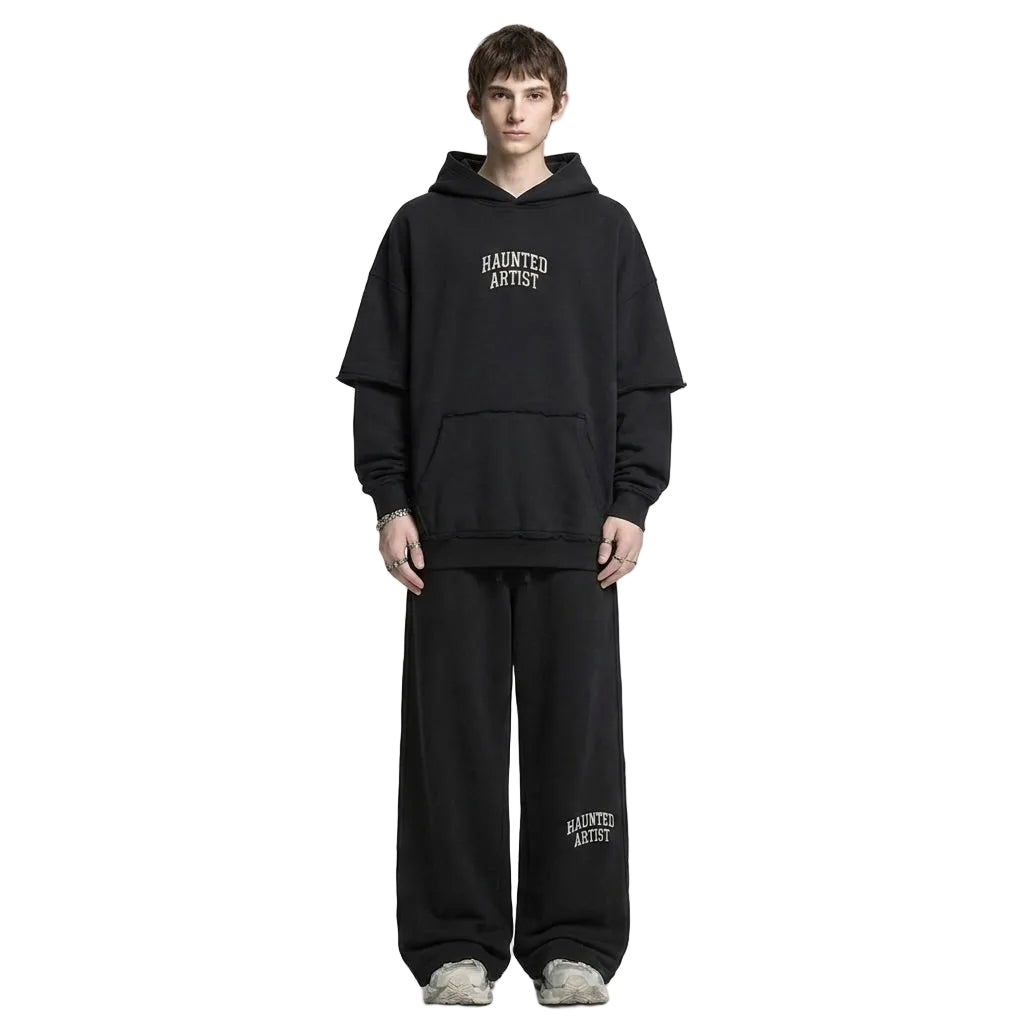 Snow Washed Double Layered Hoodie