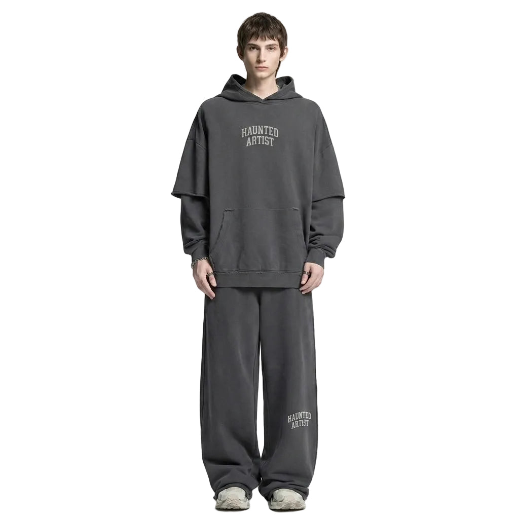 Snow Washed Double Layered Hoodie