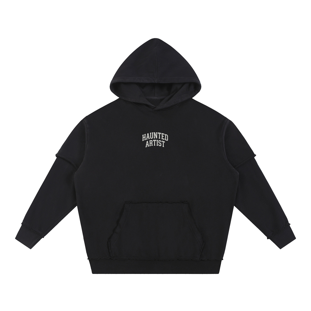 Snow Washed Double Layered Hoodie