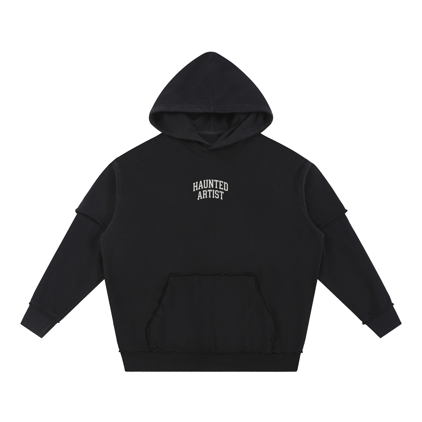 Snow Washed Double Layered Hoodie